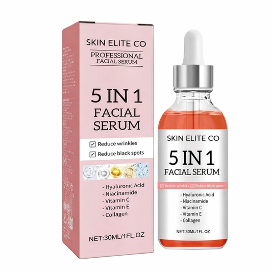 SKIN ELITE CO® 5 IN 1 FIRMING & BRIGHTENING FACE SERUM (1oz)